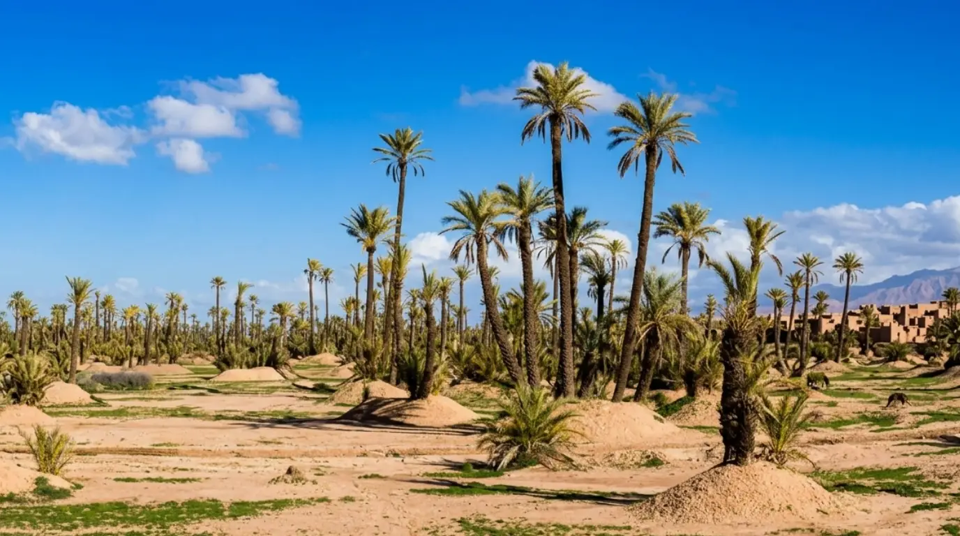Aventure à travers la Palmeraie